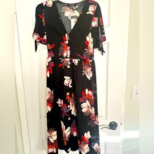 Floral short sleeve dress